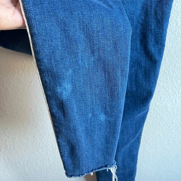 Paige Verdugo Ankle Skinny Jeans Women's 29 Mir Rise Side Stripe Stretch Denim - Picture 7 of 7